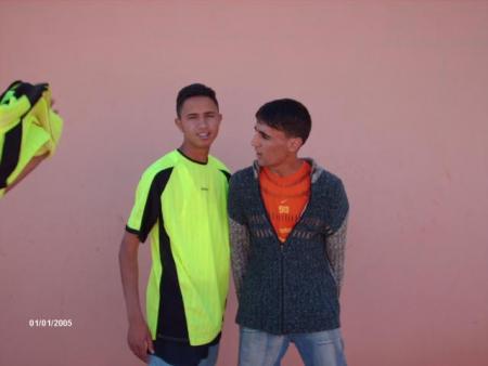 moi et mustafa un joueur de raja timoulay ouflla